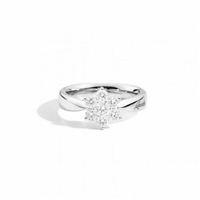 Anello Recarlo Donna in Oro bianco Diamante 0.74 Ct R09RO001 - R09RO001